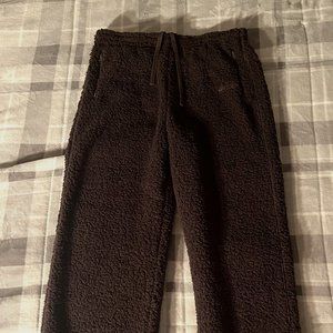 SKIMS Teddy Track Pants Espresso (Large)